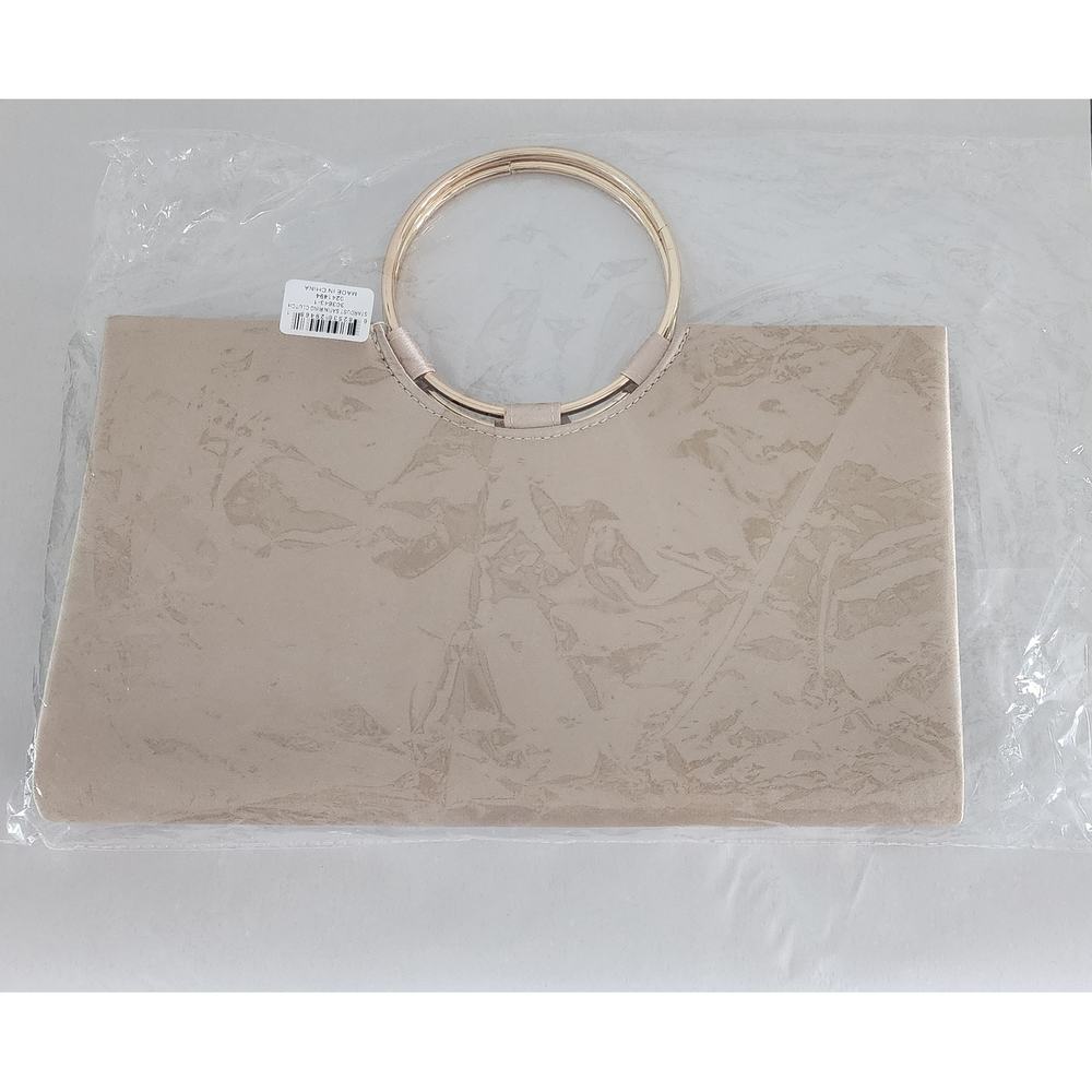 Evening Cocktail Party Convertible Bag Clutch Starlight Gold Metallic NWT